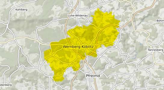 Immobilienpreisekarte Wernberg-Köblitz